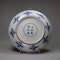 Chinese blue and white dish, Wanli mark and period (1573-1619) - image 1