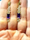 1960's amethyst drop earrings  DBGEMS - image 2