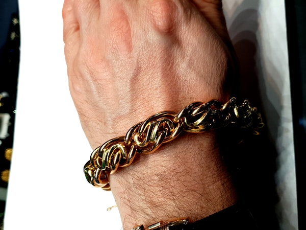 Chic 1960's 18ct gold bracelet  DBGEMS - image 4