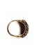 Fabulous antique sapphire and diamond three row ring  DBGEMS - image 3