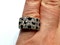 Fabulous antique sapphire and diamond three row ring  DBGEMS - image 4