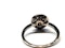 Art deco sapphire and diamond halo engagement ring  DBGEMS - image 5