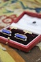An exceptional pair of Lapis Lazuli and Diamond Cufflinks mounted in 18 Carat Yellow Gold, Aspreys' Date Mark 1974 - image 1