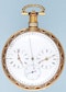 CHINESE MARKET GOLD AND ENAMEL CAPTAINS WATCH - image 4