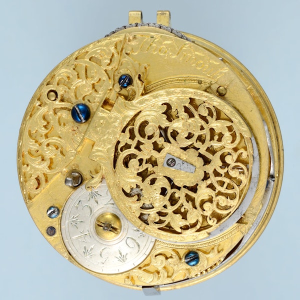 SILVER CHAMPLEVE DIAL CALENDAR - image 4