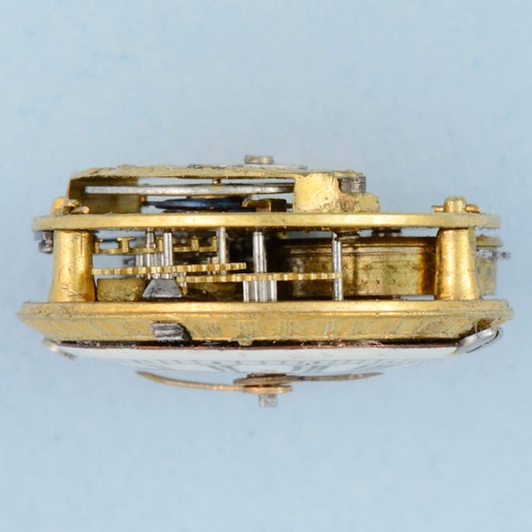 GOLD WATCH AND DIAMOND SET RING MOUNT - image 3