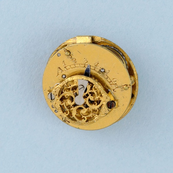 GOLD WATCH AND DIAMOND SET RING MOUNT - image 4