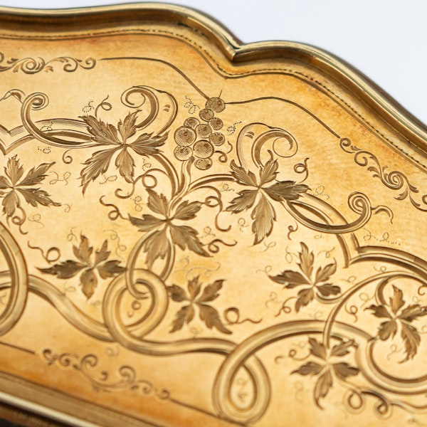 Continental gold, enamel case, Russian import marks c.1900 - image 11