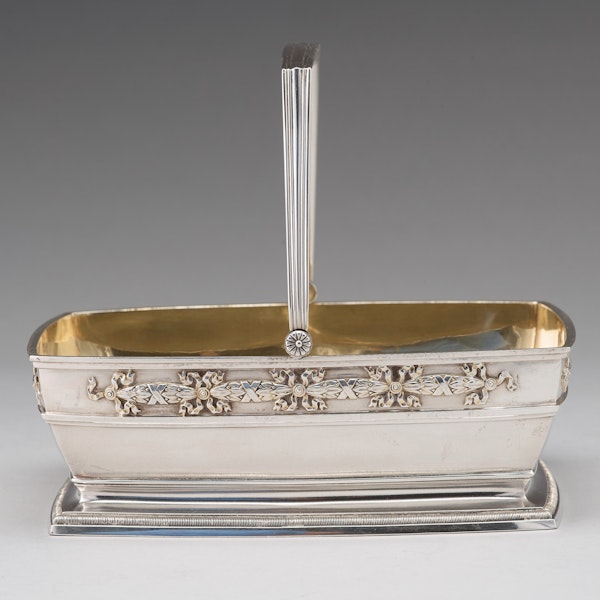 Faberge Russian Silver Basket, Moscow 1894 - image 2