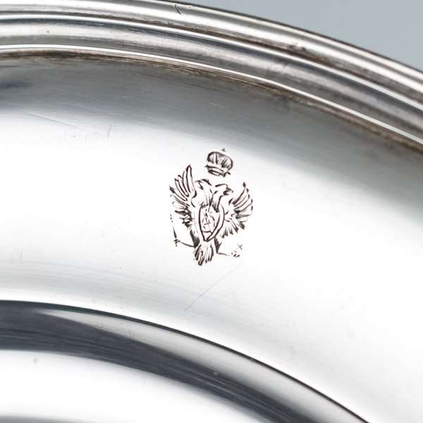 Pair of Silver Plates by Nicholas and Plinke 1843 for Grand Duke Alexander Nikolaevich, later Tsar Alexander The Second - image 10