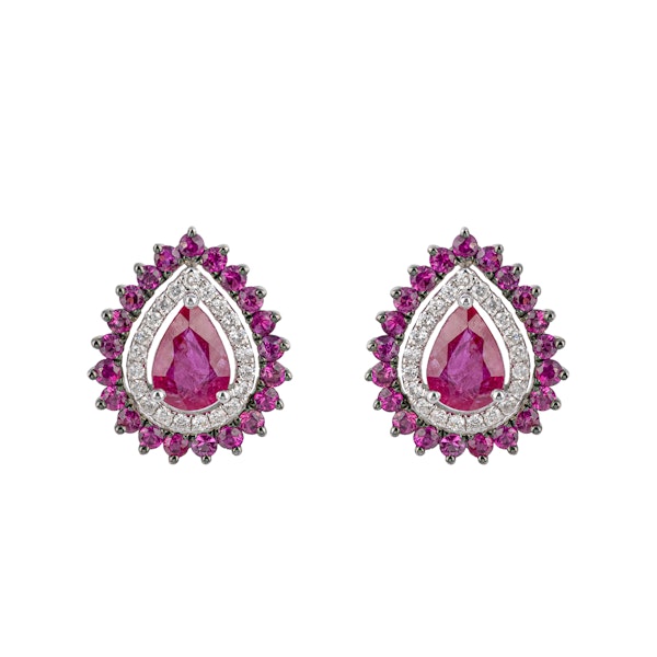 Droplets, pear shaped earrings - image 2