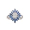 Art Deco style sapphire ring - image 2