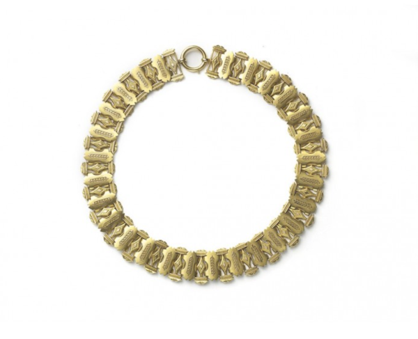 Victorian Gold Collar Necklace, Circa 1875 - image 1