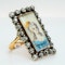 French diamond miniature ring - image 2