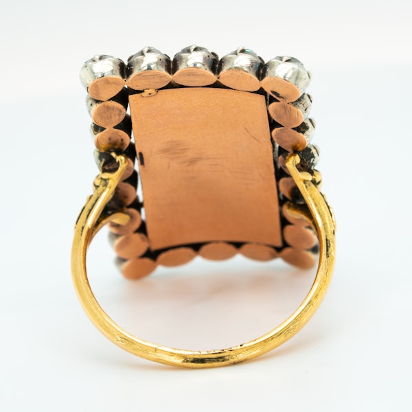 French diamond miniature ring - image 4