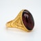 Victorian cabochon garnet ring - image 2