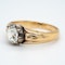Victorian single stone diamond ring - image 3
