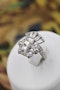An unusual "Art Deco" Diamond & Platinum Dress Ring, Circa 1945 - image 1