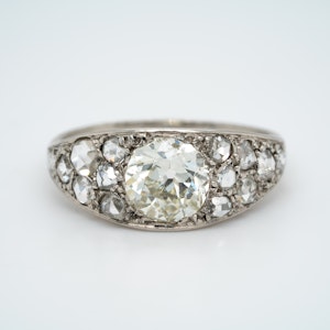 Edwardian diamond ring Charlotte Sayers