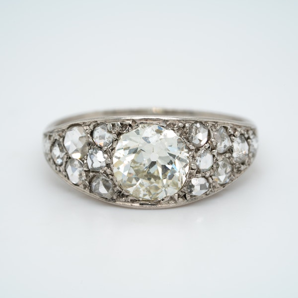 Edwardian diamond ring - image 1