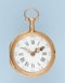 GOLD AND ENAMEL POCKET WATCH WITH RARE BALLOONING SCENE - image 3