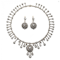 Antique Diamond Silver And Gold Necklace And Earrings Suite, Circa 1880 - image 1
