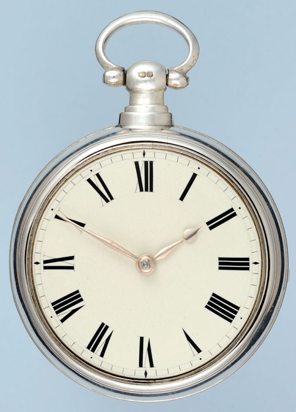 MASSEY TYPE I SILVER PAIR CASE POCKET WATCH BY MASSEY - image 5