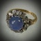 Star sapphire ring with diamonds - image 2