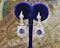 An exceptionally fine pair of Natural Sapphire and Diamond Drop Platinum Earrings, English, Circa 1910. - image 1