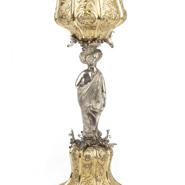 A Monumental 18th Century Russian Silver Gilt Cup & Cover, Moscow, 1749. - image 3