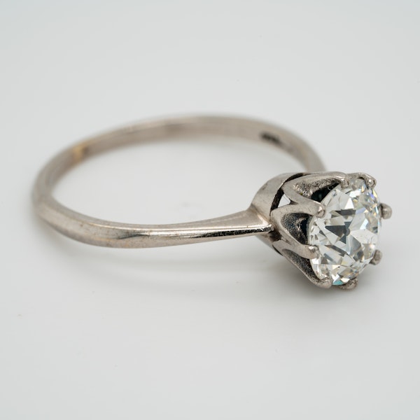 Diamond solitaire ring 1.50 ct. Certificated. - image 2