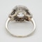 Diamond Art Deco solitaire ring in platinum - image 4