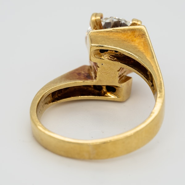 1970s diamond solitaire ring . Principal diamond 2.36 ct - image 4