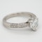 1.46 ct diamond heart cut ring. Certificated - image 2