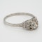 Platinum diamond solitaire ring. 1.15 ct est. centre diamond - image 3