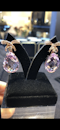 35.00ct Kunzite & 1.25ct Diamond Earrings - image 2