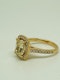 18K Yellow Gold 2.22ct  Natural Fancy Yellow Diamond Ring - image 2