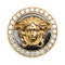 Vintage Gianni Versace Earrings of Medusa in 18 Karat Gold and Diamonds, Italian circa 1980. - image 2