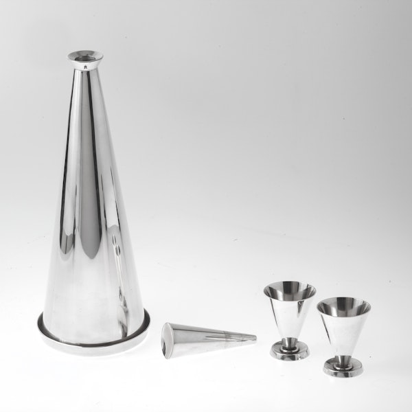 Fabulous silver decanter set by Christoffersen - image 4
