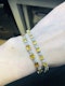 18K white gold, 10.31ct Natural Yellow Sapphire and 1.02ct Diamond Bracelet - image 2