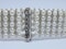 18K white gold Pearls and Diamond Bracelet - image 7