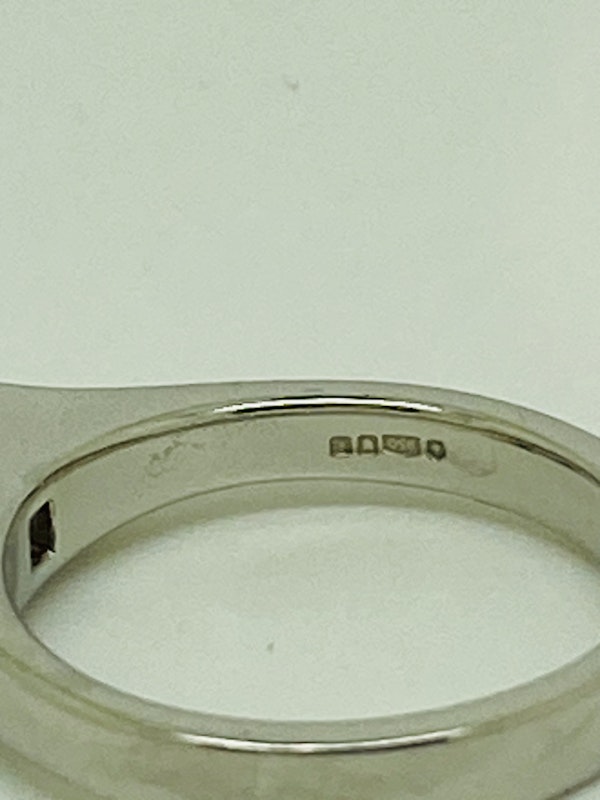 Platinum, 0.90ct Diamond Solitaire Engagement Ring - image 2