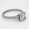 Art Deco Geometric Diamond Engagement Ring  DBGEMS - image 2