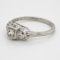 Cool Art Deco Diamond Engagement Ring  DBGEMS - image 4
