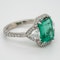 Emerald and Diamond Ring  DBGEMS - image 2