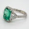 Emerald and Diamond Ring  DBGEMS - image 4