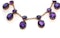 Victorian 18ct amethyst necklace - image 2