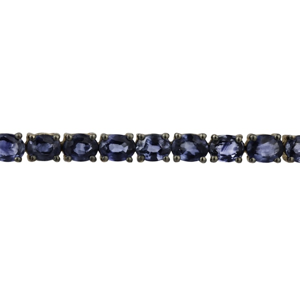Tennis sapphire bracelet - image 2