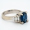 Sapphire and diamond ring - image 2