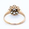 Diamond and fancy coloured diamond cluster ring - image 4